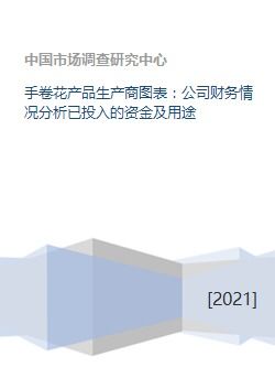 手卷花产品生产商图表 公司财务情况分析已投入的资金及用途